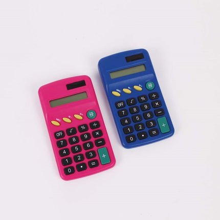 Coloured Pocket Calculator (Assorted)
