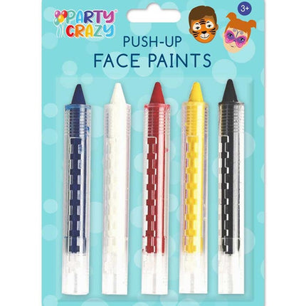 Kids Face Paint Crayons - 5 Pack