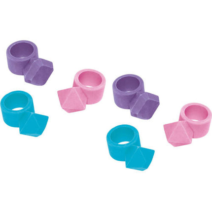 Large Ring Erasers - Pack of 6