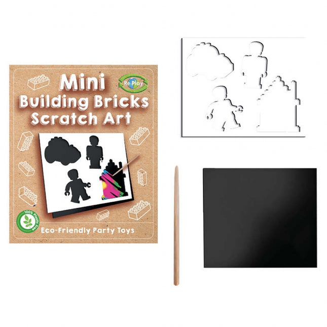 Mini Building Bricks Scratch Art (Single)