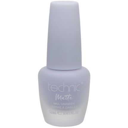 Technic Cosmetics Matte No Shine Nail Polish - Pastel Lilac Matte Blue Violet