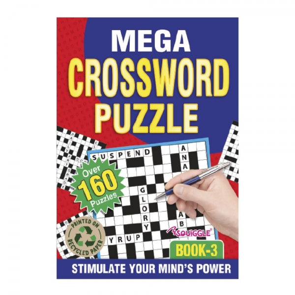 A5 Mega Crossword Puzzle Book