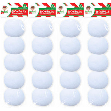 4x Elf Indoor Snowballs