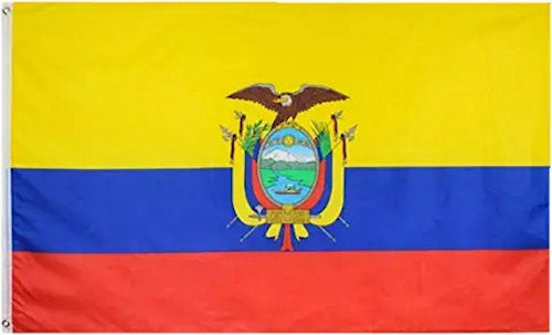 Large Ecuador Flag - 5ft x 3ft