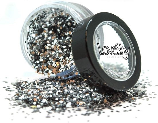 LoveShy Holographic Glitter Shaker - Silver