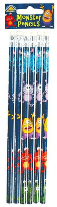 Monster Pencils - 6 Pack