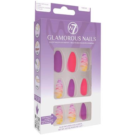 W7 Vaycay Glamorous False Nails