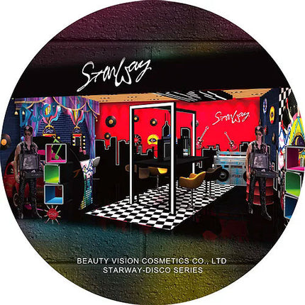 Starway Disco Cover Page Ice Cream Pressed Powder