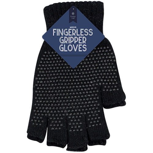 Men's Fingerless Gripper Gloves