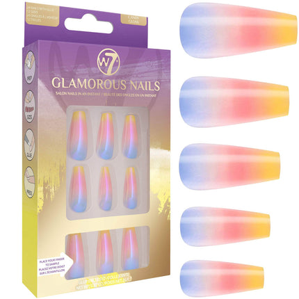 W7 Cosmetics Glamorous False Nails - Candy Gloss