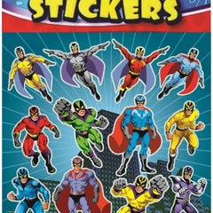 6 Super Hero Sticker Sheets