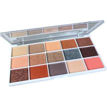 Technic Cosmetics 15 Colour Pressed Pigment Eyeshadow Palette - Y2K