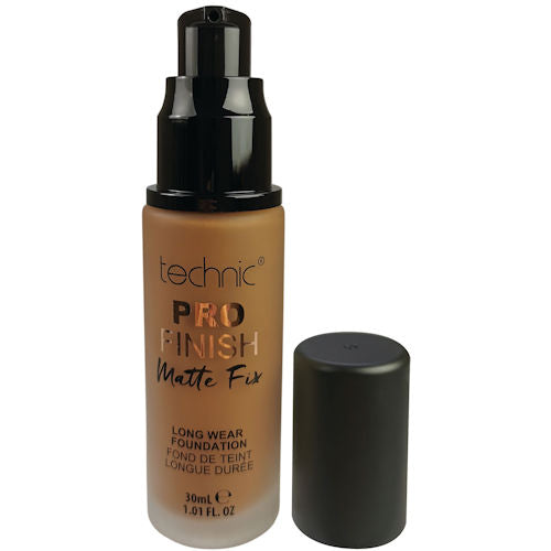 Technic Cosmetics Pro Finish Matte Foundation No Shine Mocha - Makeup Beauty Matte Finish Foundation