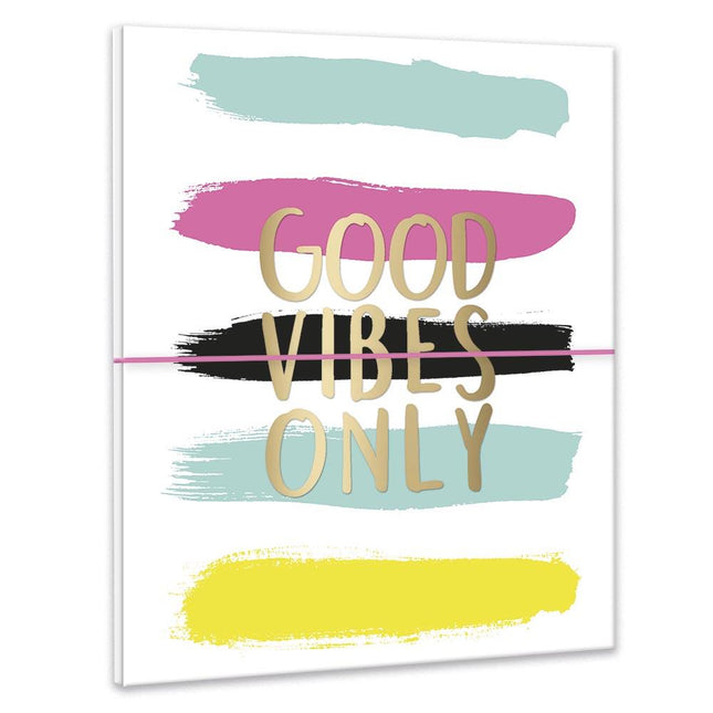 Good Vibes Only Photo Album Holds 40 4x6 Photos