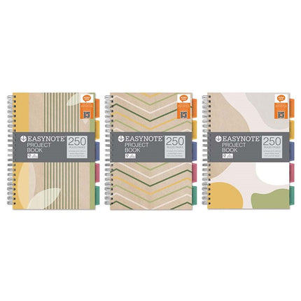 A4 Twin Wiro Project Book - Assorted