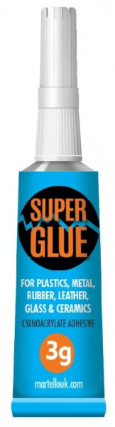 5 Super Glue 3g Tubes