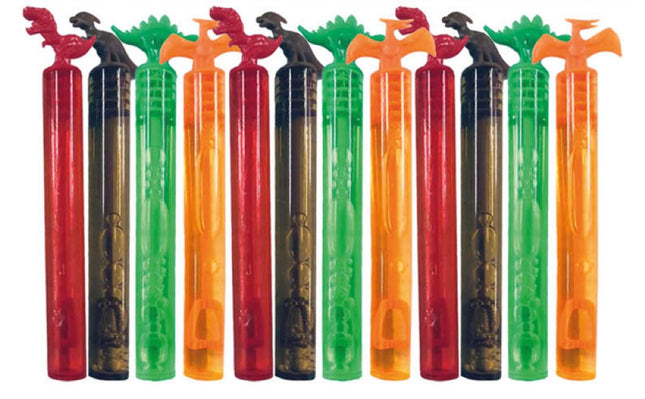Dinosaur Bubbles Tubes - 12 Pack