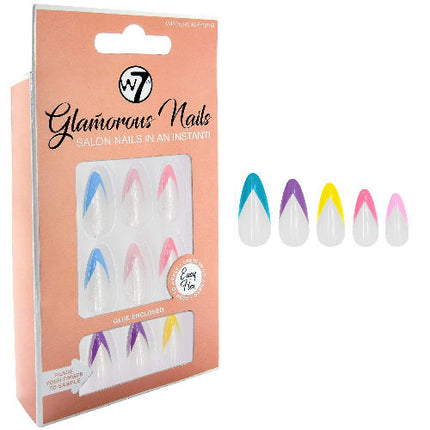 W7 Rainbow Blessing Glamorous False Nails