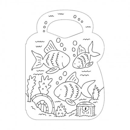 Mermaid/Pets Colouring & Sticker Bag Book