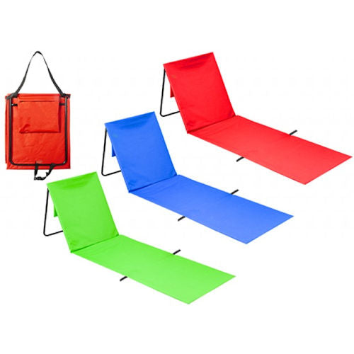 Beach Sun Lounger Folding Mat - Assorted