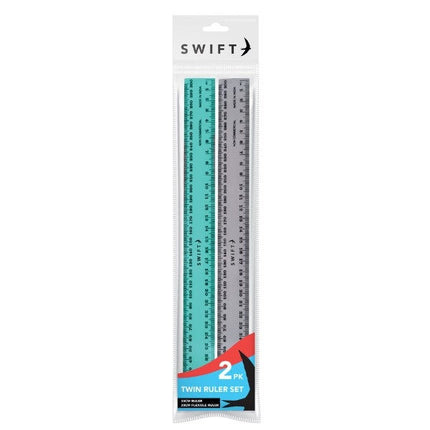 2 Standard 30cm Rulers