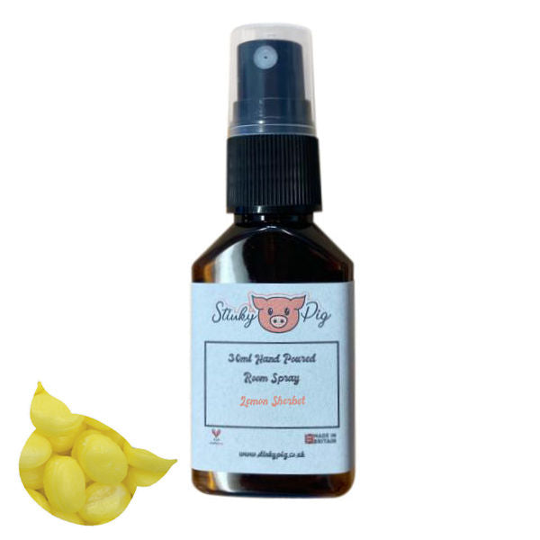 Stinky Pig Highly Scented Small Room Spray - 30ml Lemon Sherbet