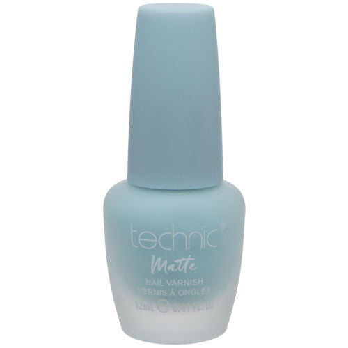 Technic Cosmetics Matte No Shine Nail Polish - Pastel Blue Matte Blue Sky