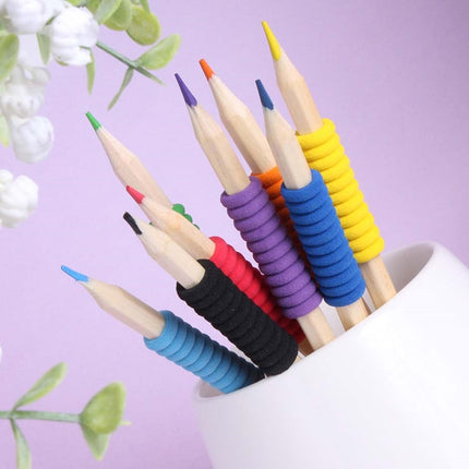 8 Soft Grip Colouring Pencils