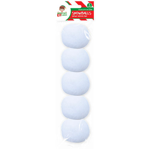 Elf Indoor Snowballs - 5 Pack