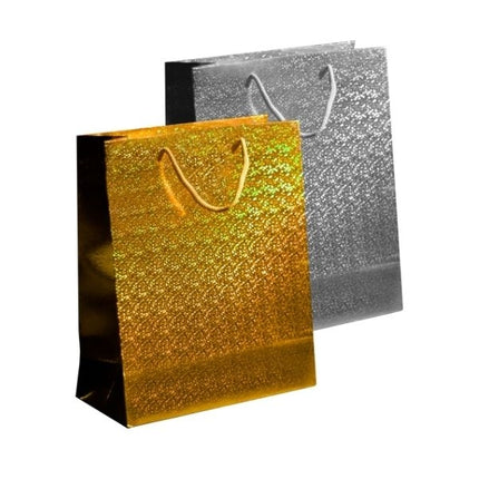 Gold/Silver Holographic Small Gift Bag