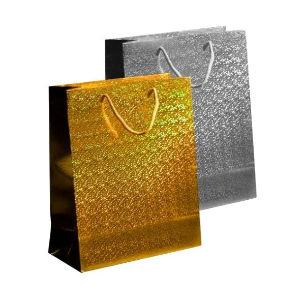 Gold/Silver Holographic Small Gift Bag
