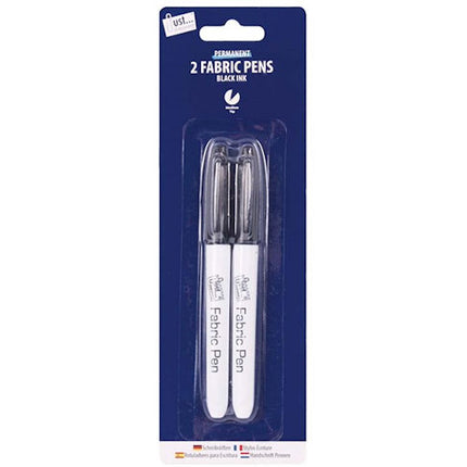 2 Permanent Fabric Marker Pens