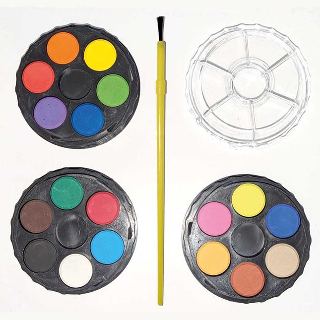 18 Water Colour Paint Wheel