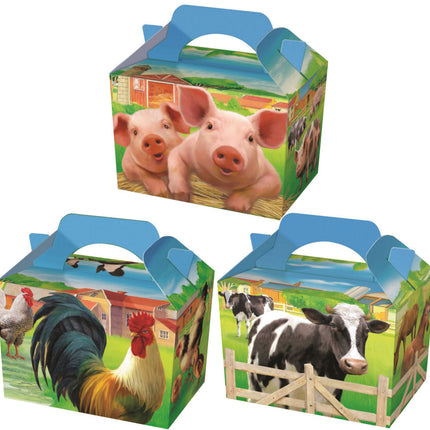 10 Farm Animal Lunch Boxes