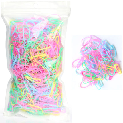 Pastel Elastic Bands - 1000 Pack