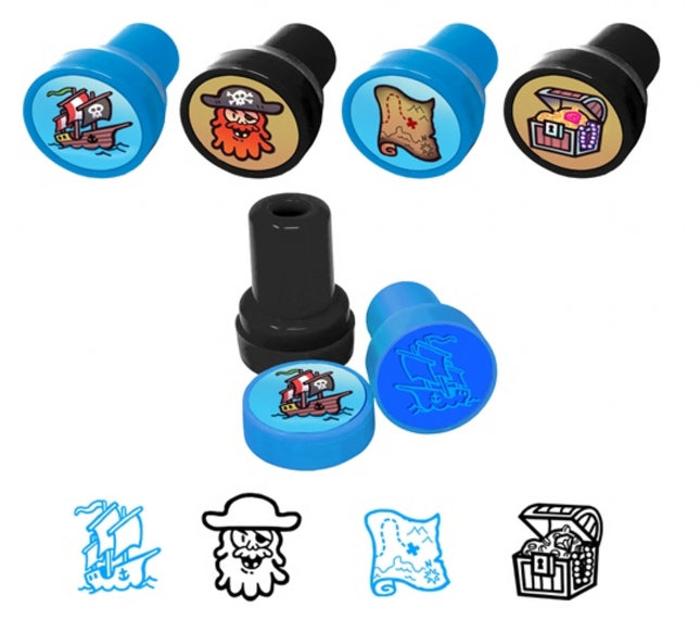 Pirate Ink Stamps - 6 Pack