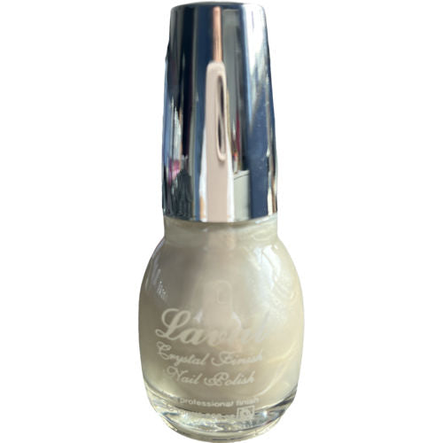 Laval Cosmetics Crystal Finish Nail Polish - Silver Pearl