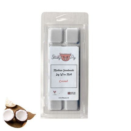 Stinky Pig Highly Scented Soy Wax Melt Clam - 50g Coconut