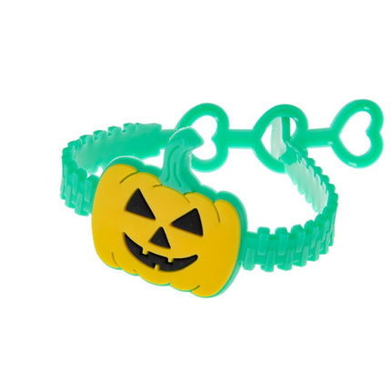 6 Adjustable Halloween Rubber Bracelets