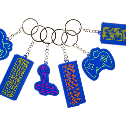 6 Gamer Keychains