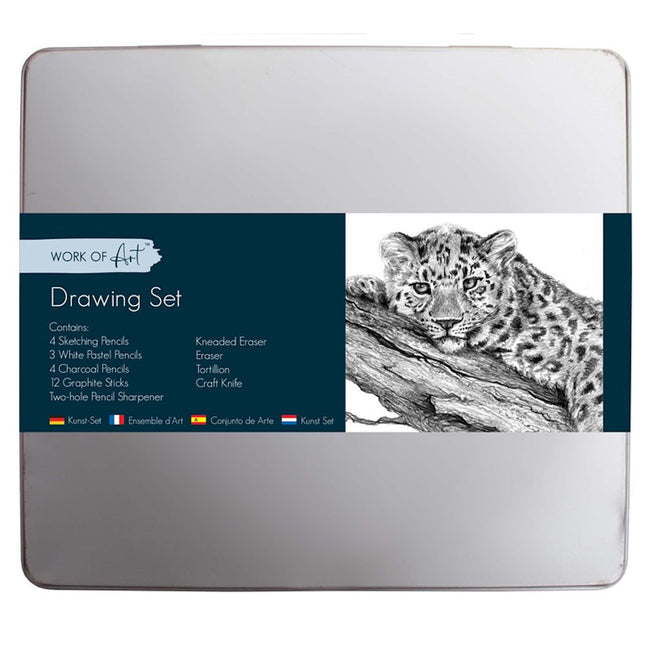 Drawing Set Tin - 28 Pack