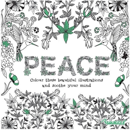Peace Love Advanced Colouring Book