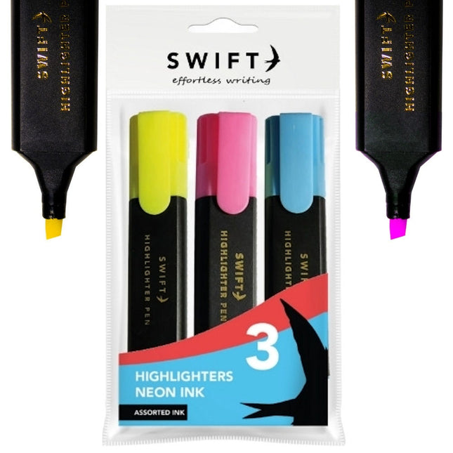Assorted Highlighters - 3 Pack