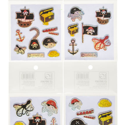 Pirate Metallic Shiny Sticker Sheet