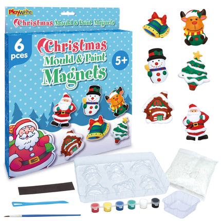 Christmas DIY Mould & Paint 3D Magnet Kit