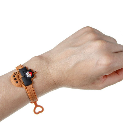 6 Adjustable Pirate Rubber Bracelets