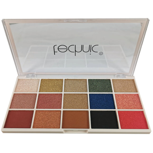 Technic Cosmetics 15 Colour Pressed Pigment Eyeshadow Palette - Goddess