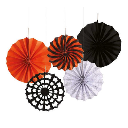 Halloween Hanging Paper Decorations - 5 Pack