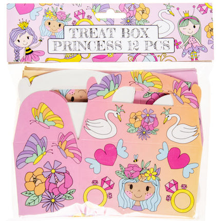 12 Princess Small Treat Boxes