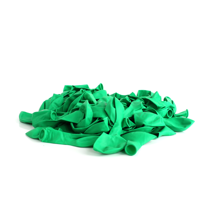 100 Pearlised Evergreen 7" Latex Balloons